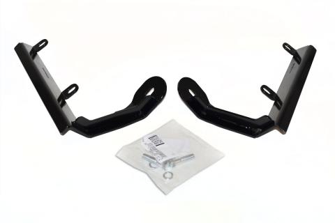 RC2 LR Bull Bar with Mounting Brackets & 20 Inch Light Bar Opening Textured Black 2006-2008 Dodge Ram 1500/2500/3500 Go Rhino
