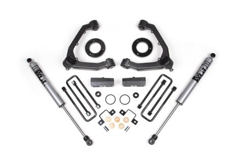 23-26 GM Colorado Trail Boss/GMC AT4 3 Inch Adventure Series Lift Kit, 2.5 Inch Rear Lift, Block - Fox Adv Series Shocks Zone Offroad