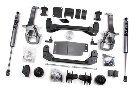 13-18 RAM 1500 4WD 4 Inch Lift Kit Fox Shocks Zone Offroad