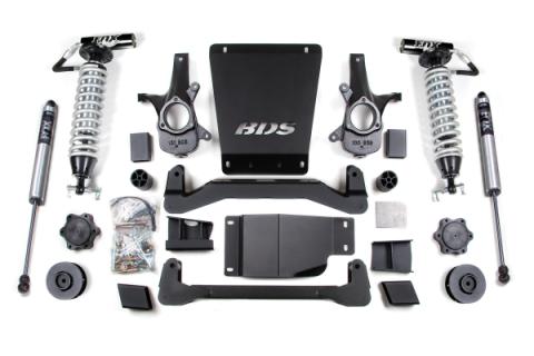 4 Inch Lift Kit FOX 2.5 Coil-Over Avalanche Suburban Tahoe or Yukon 1500 07-14 4WD 2 Inch Lift Coil Spacer Fox 2.5 Performance Shocks