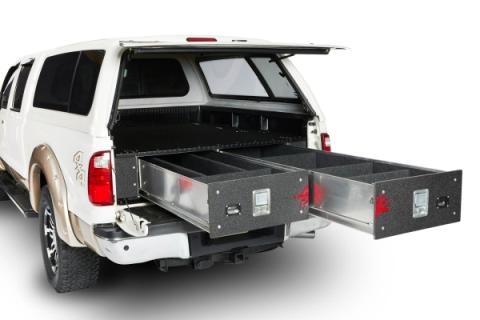 Cargo Locker Base 12 Inch Single Drawer System 01-Pres Ford F150 5.5 Ft Dodge Ram 1500 Crew Cab 5.7 Ft 09-Pres Nissan Titan Crew Cab 5.8 Ft W/O Bedliner Cargo Ease