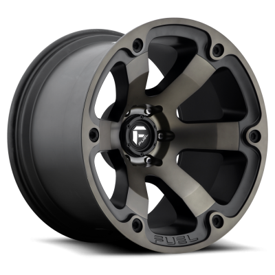 Aluminum Wheels 18X9 Beast D564 5 On 127 Matte Black/Machined Dark Tint 78.1 Bore -12 Offset 6 Spoke Fuel Off Road Wheels