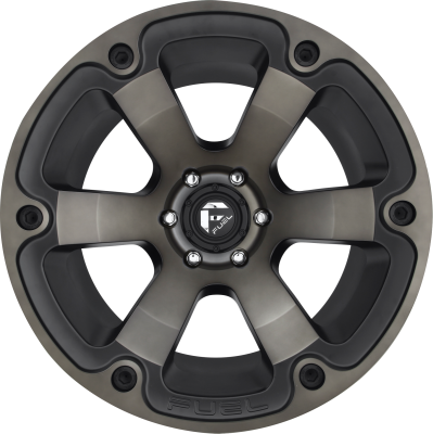 Aluminum Wheels 18X9 Beast D564 5 On 127 Matte Black/Machined Dark Tint 78.1 Bore -12 Offset 6 Spoke Fuel Off Road Wheels