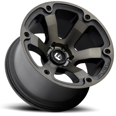 Aluminum Wheels 20X9 Beast D564 6 On 114.3 Matte Black/Machined Dark Tint 66.3 Bore 25 Offset 6 Spoke Fuel Off Road Wheels