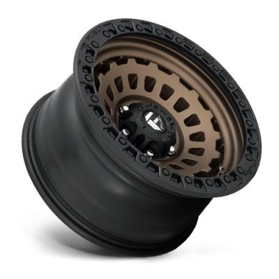 Aluminum Wheels 20X9 Zephyr D634 6 On 135 Matte Bronze W/Black Bead Ring 87.1 Bore 1 Offset Fuel Off Road Wheels
