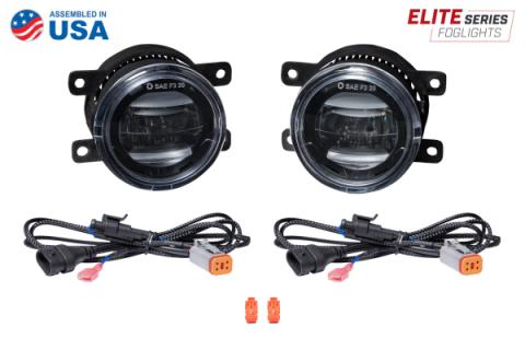 Elite Series Fog Lamps for 2016-2022 Subaru Crosstrek Pair Yellow 3000K Diode Dynamics