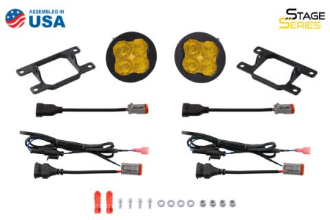 SS3 LED Fog Light Kit for 2019-2020 Honda Odyssey White SAE Fog Pro w/ Backlight Diode Dynamics