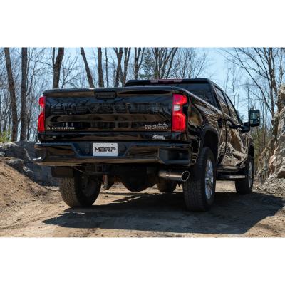 20-Up Chevy/GMC 2500/3500 T304 Stainless Steel 4 Inch Filter Back Single Side Exit Exhaust System MBRP