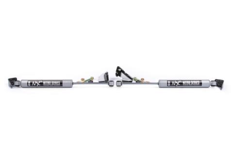 Dual Steering Stabilizer Kit w/ NX2 Shocks Ford F150 04-08 4WD With BDS Strut Spacers