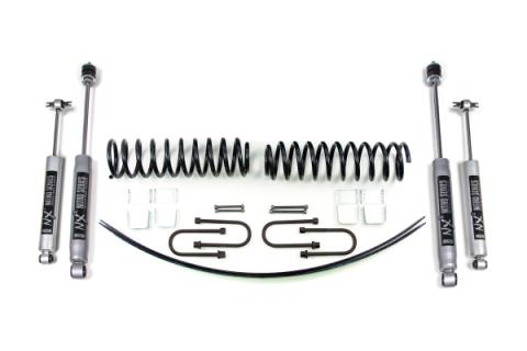 2 Inch Lift Kit Jeep Cherokee XJ 84-01 Dana 35 Rear Axle Fox 2.0 Performance Shocks
