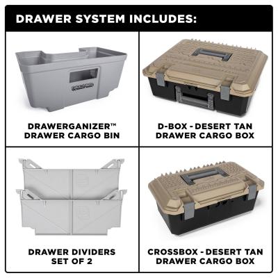 Truck Bed Organizer 21-Pres Ford F150 Aluminum 5 Ft 6 Inch w/ Pro Power Onboard DECKED