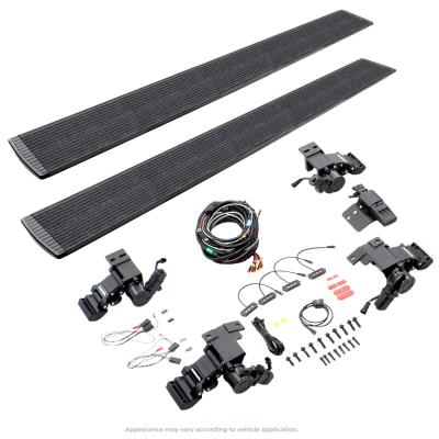 RealTruck VoltStep Electric Running Board Kit Protective Bedliner Coating 2007-2013 Silverado/Sierra 1500/2500 HD Go Rhino