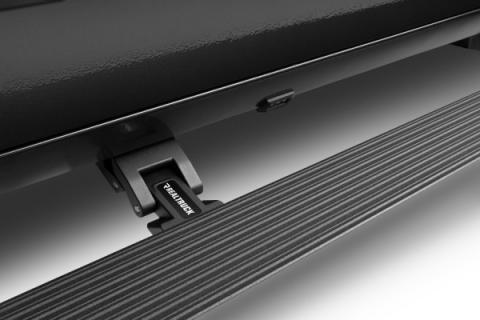 RealTruck VoltStep Electric Running Board Kit Textured Black 2022-2026 Toyota Tundra FULL HYBRID EV-Gas Go Rhino