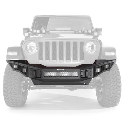 Rockline Front Full Width Bumper Textured Black 2007-2025 Jeep Wrangler JK/JL 2020-2025 Jeep Gladiator Go Rhino