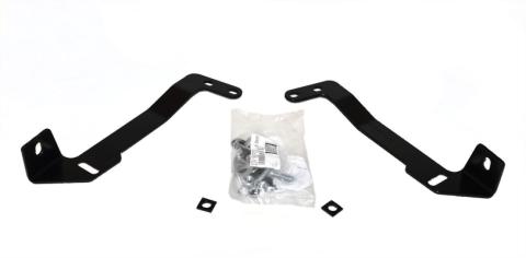 RC2 &amp; RC2 LR Bull Bar Mounting Bracket Kit Only Textured Black 2007-2018 Silverado/Sierra 2500 HD/3500 HD Go Rhino