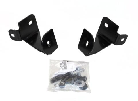 RC2 &amp; RC2 LR Bull Bar Mounting Bracket Kit Only Textured Black 2005-2023 Toyota Tacoma Go Rhino