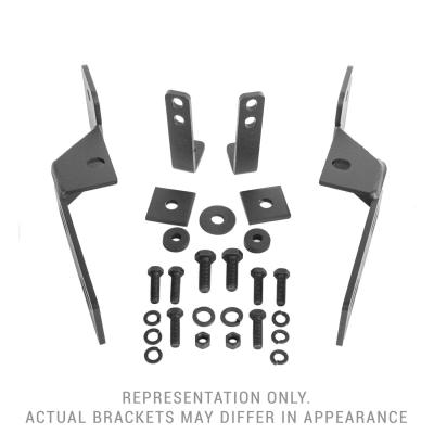 RC2 &amp; RC2 LR Bull Bar Mounting Bracket Kit Only Textured Black 2004-2008 Ford F-150 Go Rhino