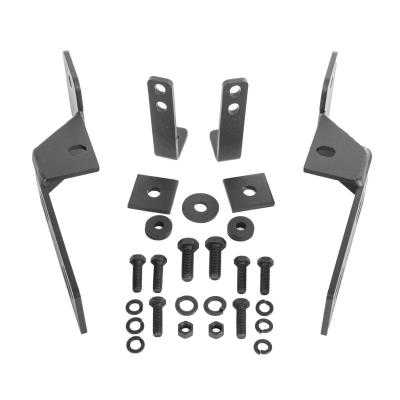 RC4LR &amp; RC3 LR Mounting Brackets Only Textured Black 2016-2024 Toyota 4Runner Go Rhino
