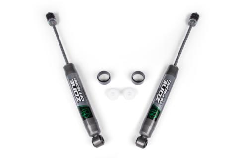 24-26 Toyota Tacoma (TRD Offroad Red Struts) 4WD 2 Inch Leveling Kit 0 Inch Rear Lift Nitro Shocks Zone Offroad
