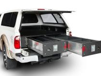 Cargo Locker Base 12 Inch Dual Drawer System 99-Pres Ford Super Duty F250/F350 Short Bed Cargo Ease