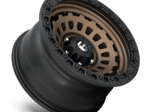 Aluminum Wheels 20X9 Zephyr D634 6 On 135 Matte Bronze W/Black Bead Ring 87.1 Bore 1 Offset Fuel Off Road Wheels