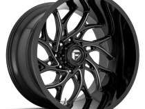 Aluminum Wheels 22X10 Runner D741 6 On 135 Gloss Black Milled 87.1 Bore -18 Offset Fuel Off Road Wheels