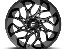 Aluminum Wheels 22X10 Runner D741 6 On 135 Gloss Black Milled 87.1 Bore -18 Offset Fuel Off Road Wheels