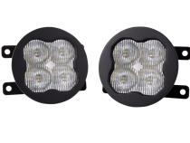 SS3 LED Fog Light Kit for 2014-2018 Subaru Forester White SAE Fog Sport w/ Backlight Diode Dynamics