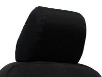 Jeep JK Front Headrest Covers 07-10 Wrangler JK 2 Door Tactical Series Black Bartact