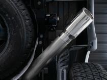 Ford 4 Inch Exhaust Resonator Back Single Side Armor Pro For 17-Up Ford F250/F350 MBRP