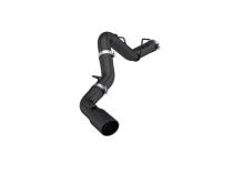 20-Up Silverado/Sierra 2500/3500 Armor BLK Black Coated Aluminized Steel 4 Inch Filter Back Single Side Exit Exhaust System MBRP