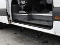 RealTruck VoltStep Electric Running Board Kit Protective Bedliner Coating 2013-2018 Mercedes-Benz Sprinter 2500/3500 Go Rhino