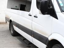 RealTruck VoltStep Electric Running Board Kit Protective Bedliner Coating 2013-2018 Mercedes-Benz Sprinter 2500/3500 Go Rhino