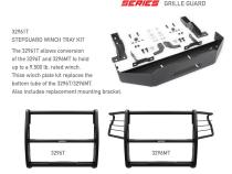 3100 Series StepGuard with Brush Guards Textured Black 2018-2020 Ford F-150 Go Rhino