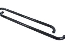 4000 Series SideSteps With Mounting Bracket Kit Powder Coat Black 2010-2026 Dodge Ram 2500/3500 Go Rhino