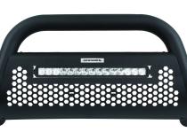 RC2 LR Bull Bar with Mounting Brackets &amp;amp; 20 Inch Light Bar Textured Black 2010-2018 Dodge Ram 2500/3500 Go Rhino