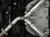 22-24 Kia Forte GT 1.6L Turbo Sedan 2.5 Inch Axle-Back Exhaust System, Armor Lite, Aluminized Steel Dual Split with Quad Exhaust Tips, MBRP