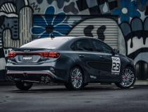 22-24 Kia Forte GT 1.6L Turbo Sedan 2.5 Inch Axle-Back Exhaust System, Armor Lite, Aluminized Steel Dual Split with Quad Exhaust Tips, MBRP